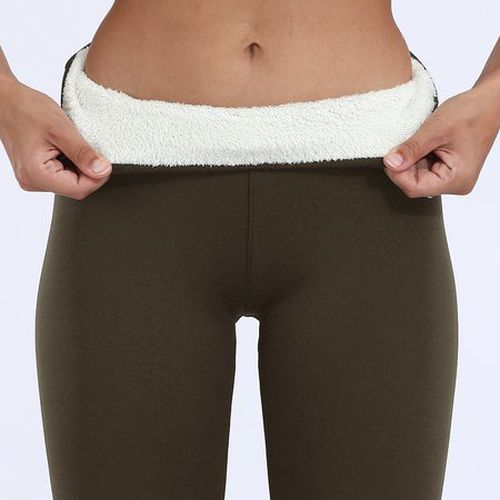 Plain Casual Tight Leggings - Just Fashion Now - Modalova