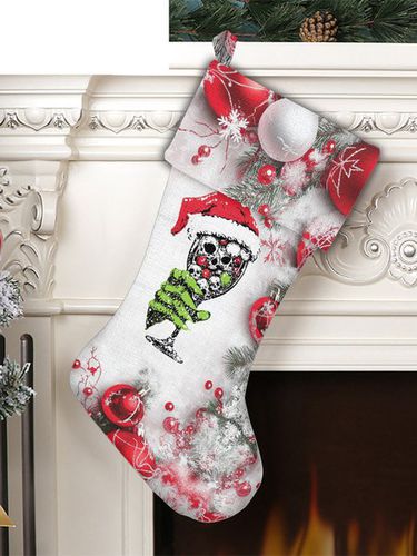 Christmas Print Socks - Just Fashion Now - Modalova