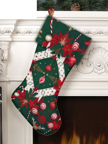 Christmas Print Socks - Just Fashion Now - Modalova