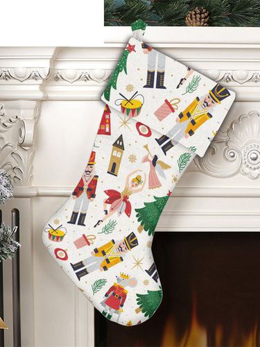 Christmas Print Socks - Just Fashion Now - Modalova