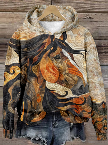 Casual Horse Sweatshirt - Just Fashion Now - Modalova