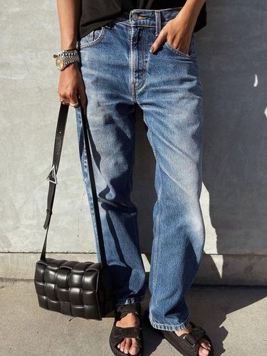 Casual Pockets Denim Jeans - Modetalente - Modalova