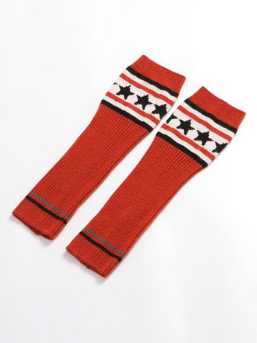 Simple Wool Star Striped Socks - Modetalente - Modalova