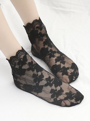 Lace Crystal Socks Invisible Socks - Just Fashion Now UK - Modalova