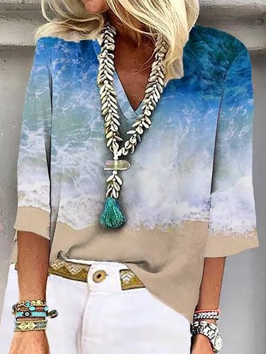 Loosen Casual Short Sleeve Top - Modetalente - Modalova