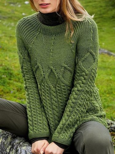 Loose Casual Wool/Knitting Sweater tunic - Modetalente - Modalova