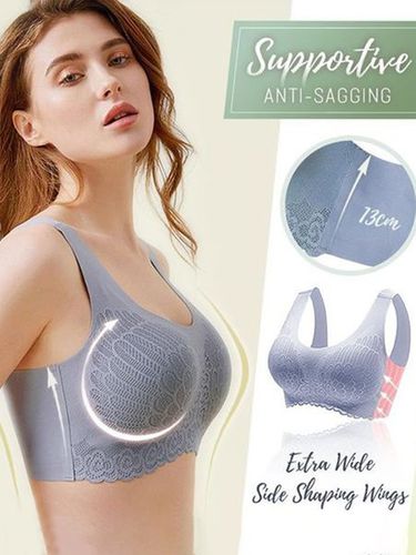 Lace Butterfly Ice Silk Seamless Wrap Chest Vest Underwear - Just Fashion Now - Modalova