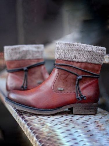 Daily Winter Flat Heel Boots - Modetalente - Modalova