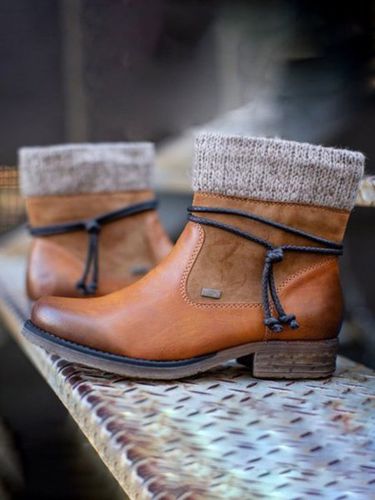 Daily Winter Flat Heel Boots - Modetalente - Modalova
