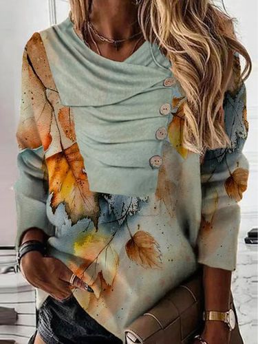 Asymmetrical Casual Sweatshirt - Modetalente - Modalova