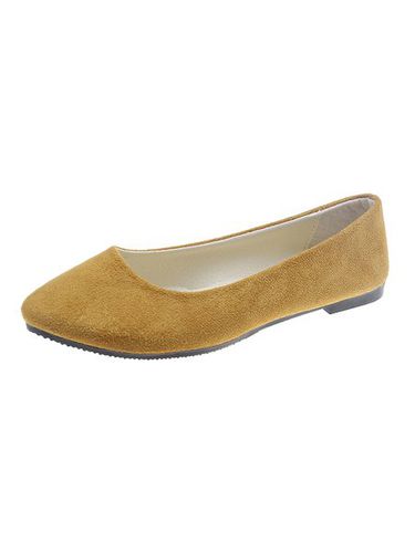 Multi-color Selection Velvet Simple Flat Shoes - Modetalente - Modalova