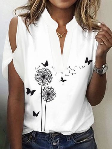 Casual Dandelion Jersey Loose Shirt - Modetalente - Modalova