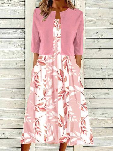 Floral Elegant Two-Piece Set - Just Fashion Now - Modalova