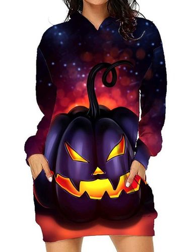 Hooded Halloween Sweatshirt - Just Fashion Now UK - Modalova