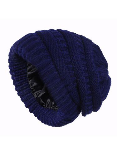 Solid Color Warm and Windproof Knitted Hat - Just Fashion Now UK - Modalova