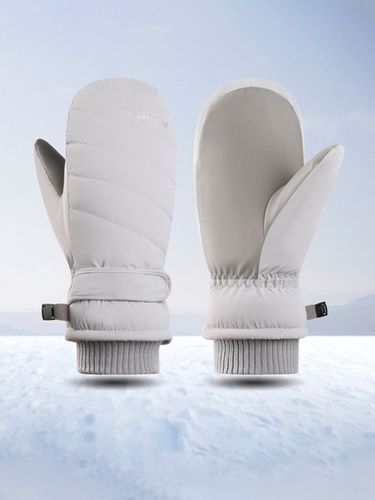 Waterproof and Windproof Thick Ski Gloves - Just Fashion Now UK - Modalova