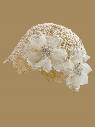 Elegant Imitation Pearls Applique Knitted Hat - Just Fashion Now - Modalova