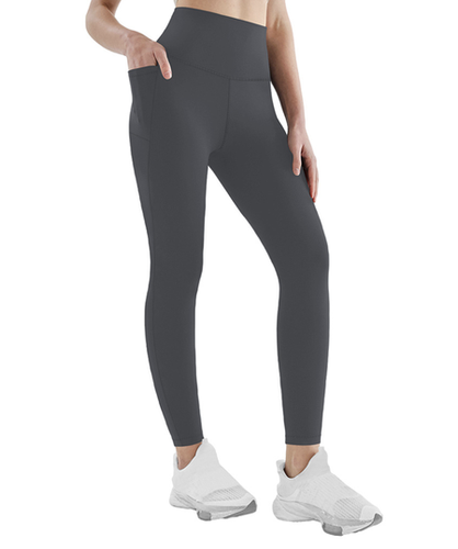 Pockets Plain Tight High Elasticity Casual Legging - Just Fashion Now - Modalova