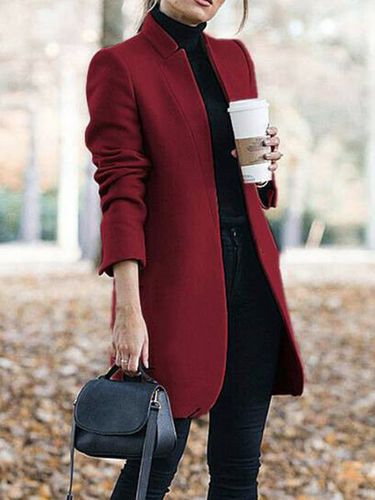 Loose Casual Others Coat - Modetalente - Modalova