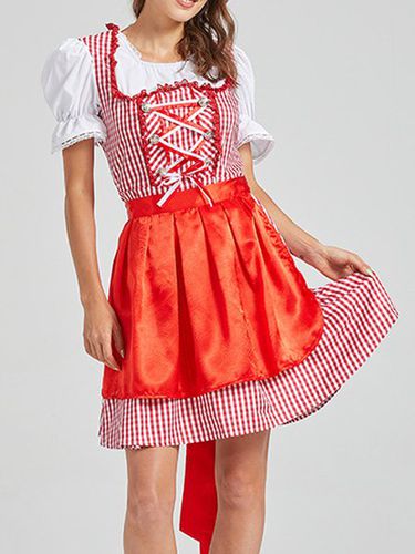 Germany Plaid Dress With No - Modetalente - Modalova