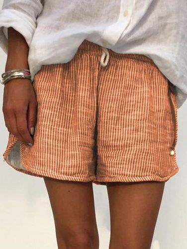 Stripes Women Summer Shorts Shorts - Just Fashion Now - Modalova