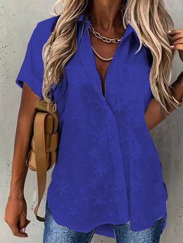 Summer Lace Casual Lace Loose Blouse - Just Fashion Now - Modalova