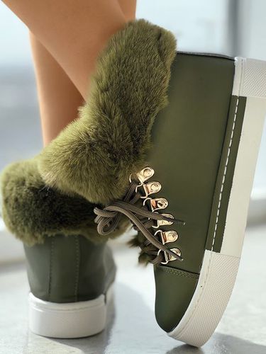 Casual Winter Cotton-Padded Boots - Just Fashion Now - Modalova