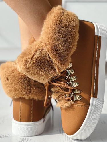 Casual Winter Cotton-Padded Boots - Just Fashion Now - Modalova