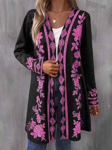 Jersey Cross Neck Casual Loose Kimono - Just Fashion Now - Modalova