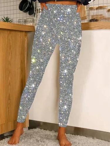 Casual Glitter Leggings - Just Fashion Now - Modalova