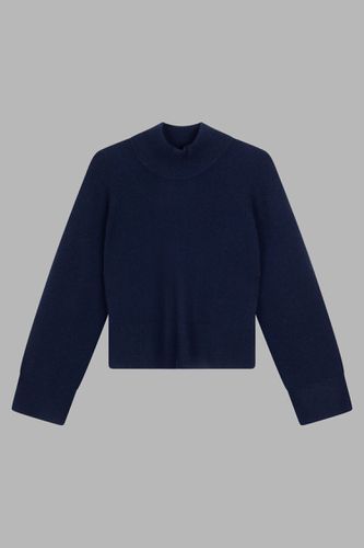 Wide sleeve stand collar cashmere sweater - REPEAT cashmere - Modalova