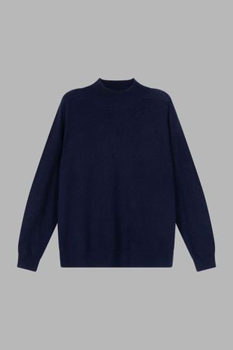 Seamless knitted high neck cashmere sweater - REPEAT cashmere - Modalova