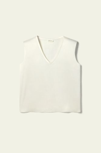 LILYSILK Top Soie Suédée Col En V Sans Manches Coupe Standard Soie 100 % Luxueuse Les Essentiels De La Garde-Robe Légèreté Luxueuse Xl - LILYSILK - Modalova