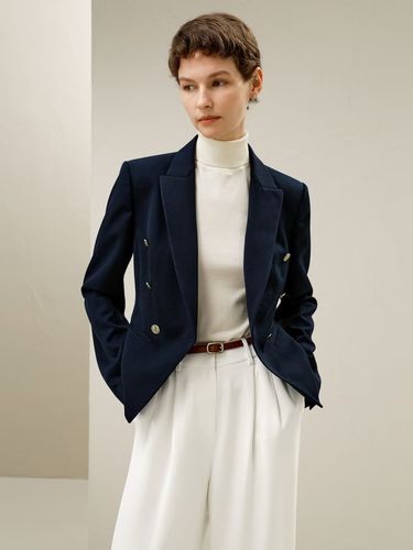 LILYSILK Blazer Ajusté Laine N16 T48 Double Boutonnage Chic Élégant - LILYSILK - Modalova