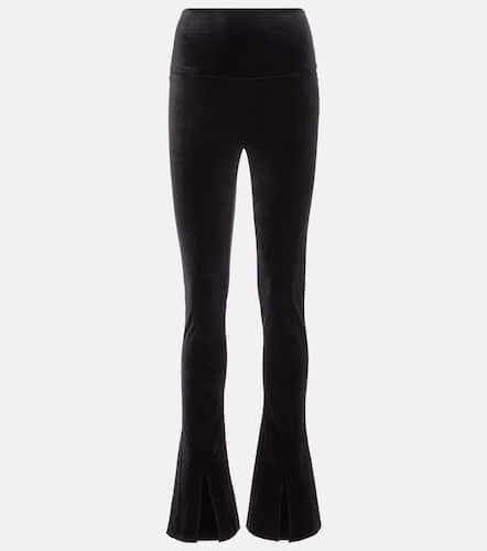 Spat stretch-velvet leggings - Norma Kamali - Modalova