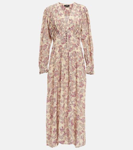 Moyrala paisley silk midi dress - Isabel Marant - Modalova