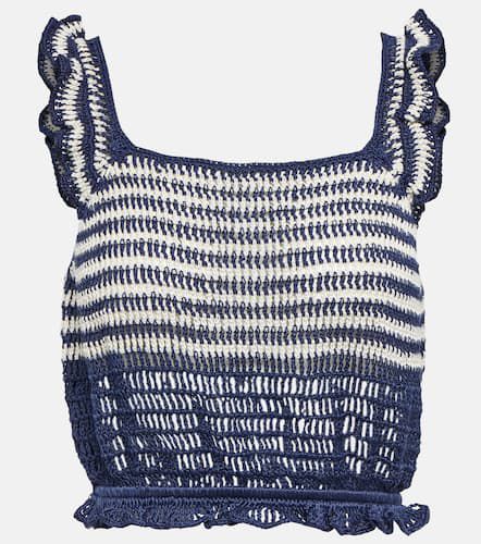 Anna Kosturova Striped crochet top - Anna Kosturova - Modalova