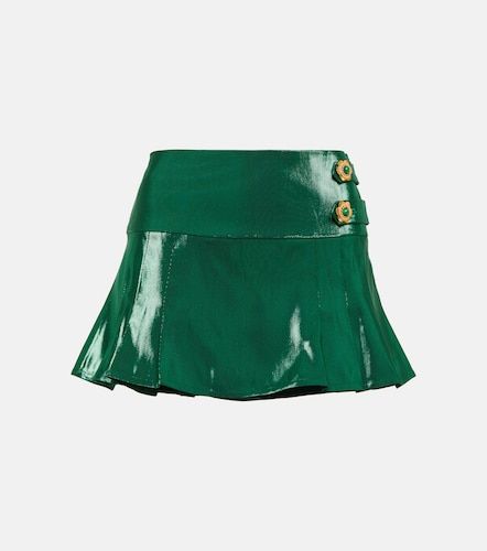 Miss Sohee Silk lame miniskirt - Miss Sohee - Modalova