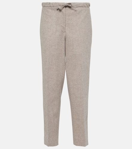 Wool cropped straight pants - Jil Sander - Modalova