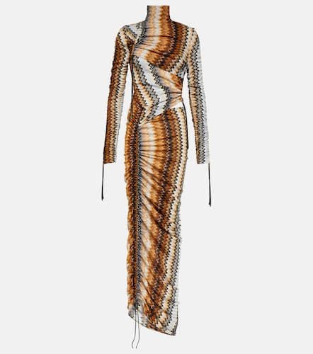 Missoni Zig Zag ruched maxi dress - Missoni - Modalova