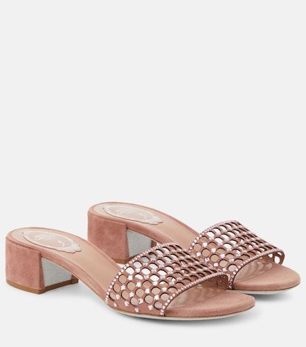 Rene Caovilla Mules in suede - Rene Caovilla - Modalova