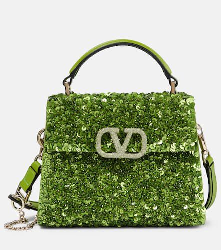 VSling Mini sequined leather tote bag - Valentino Garavani - Modalova
