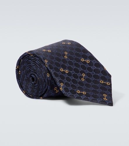 Gucci Corbata Horsebit de seda - Gucci - Modalova