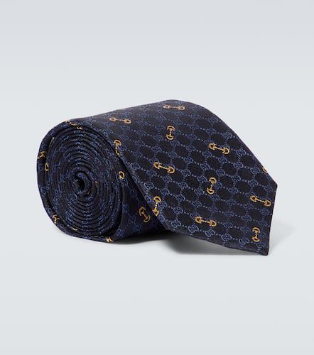 Gucci Horsebit silk tie - Gucci - Modalova