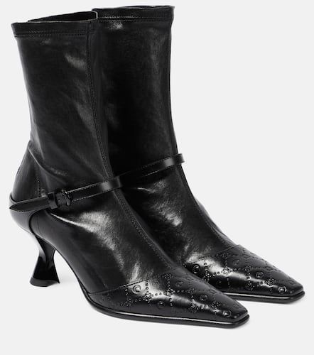 Marine Serre Leather ankle boots - Marine Serre - Modalova