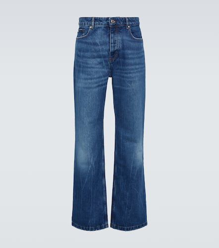 Bleached mid-rise straight jeans - Ami Paris - Modalova