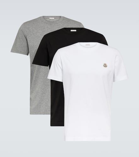 Moncler Set of 3 cotton T-shirts - Moncler - Modalova