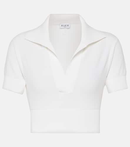 AlaÃ¯a Cropped polo shirt - Alaia - Modalova