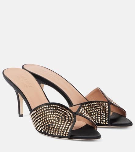 Grazia 70 embellished satin mules - Malone Souliers - Modalova