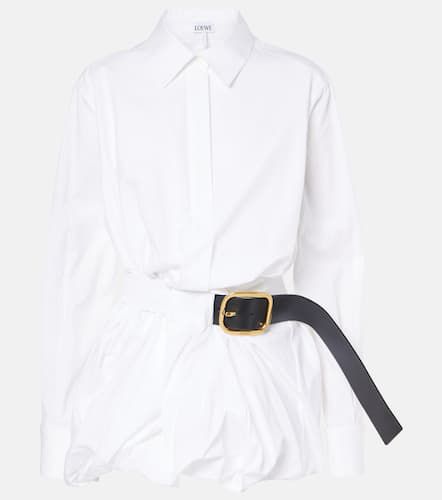 Loewe Belted cotton shirt - Loewe - Modalova